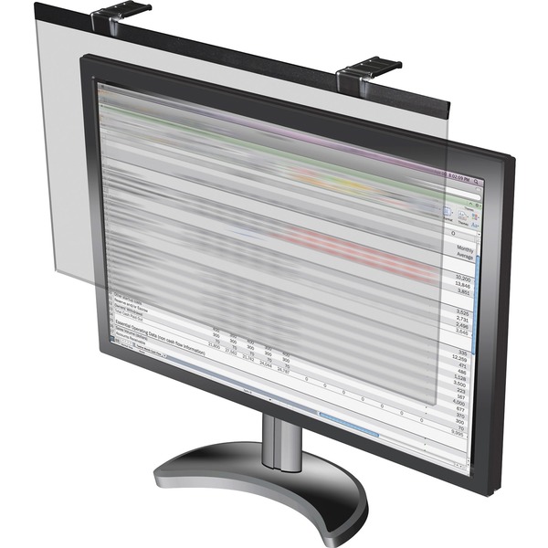 Business Source LCD Monitor Privacy Filter Black 16:10 29291